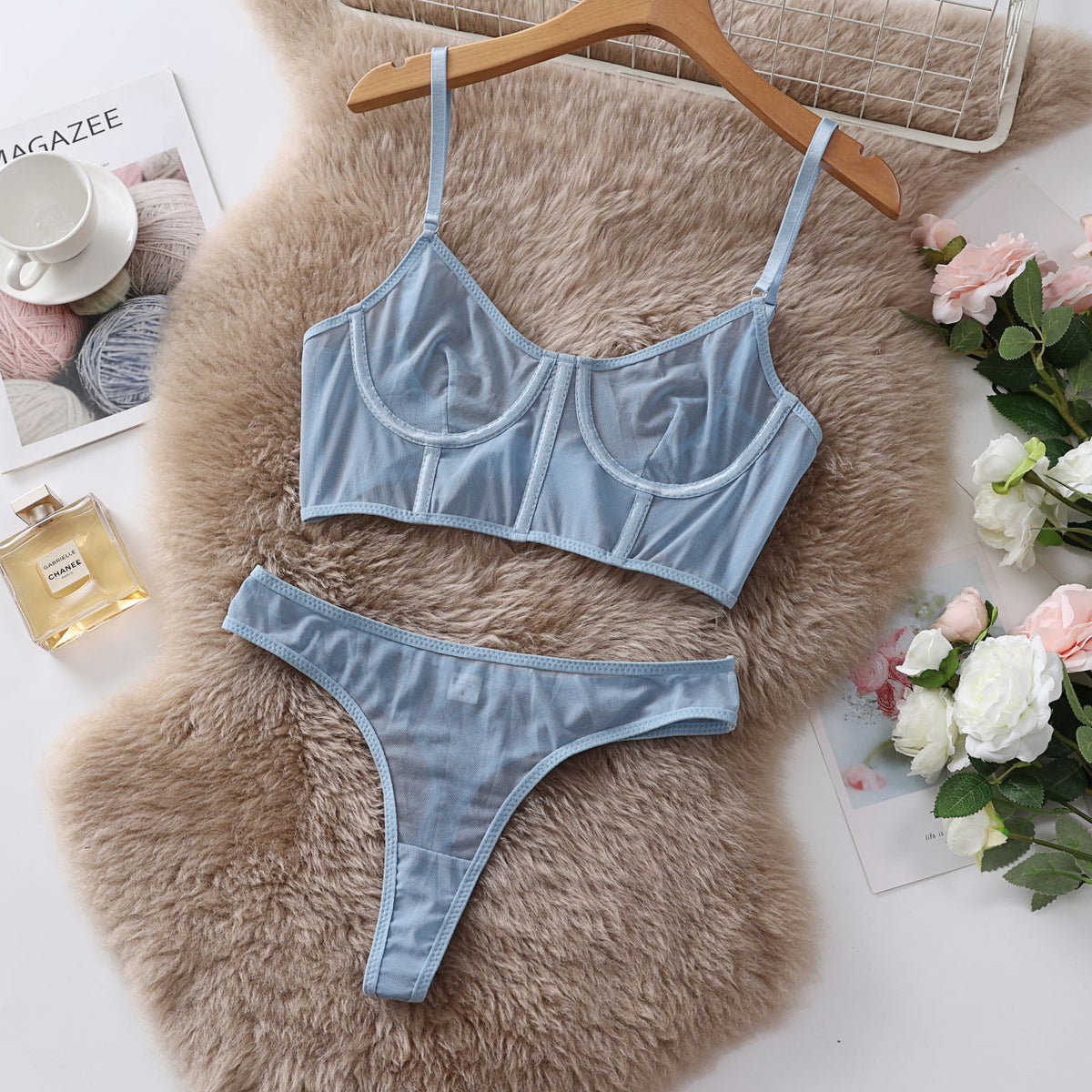 Sexy Transparent Lingerie Set