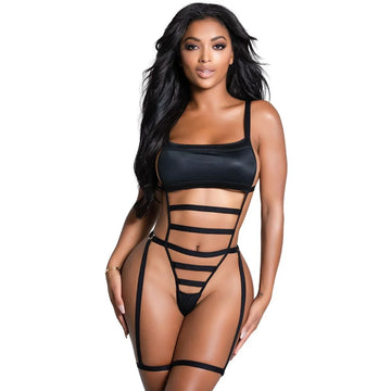 Red Bondage Teddy Harness Lingerie for Women (Style 61063)