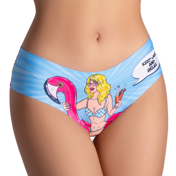 Comic Print Cotton Panties for Women – Relax Girl Design | Memème