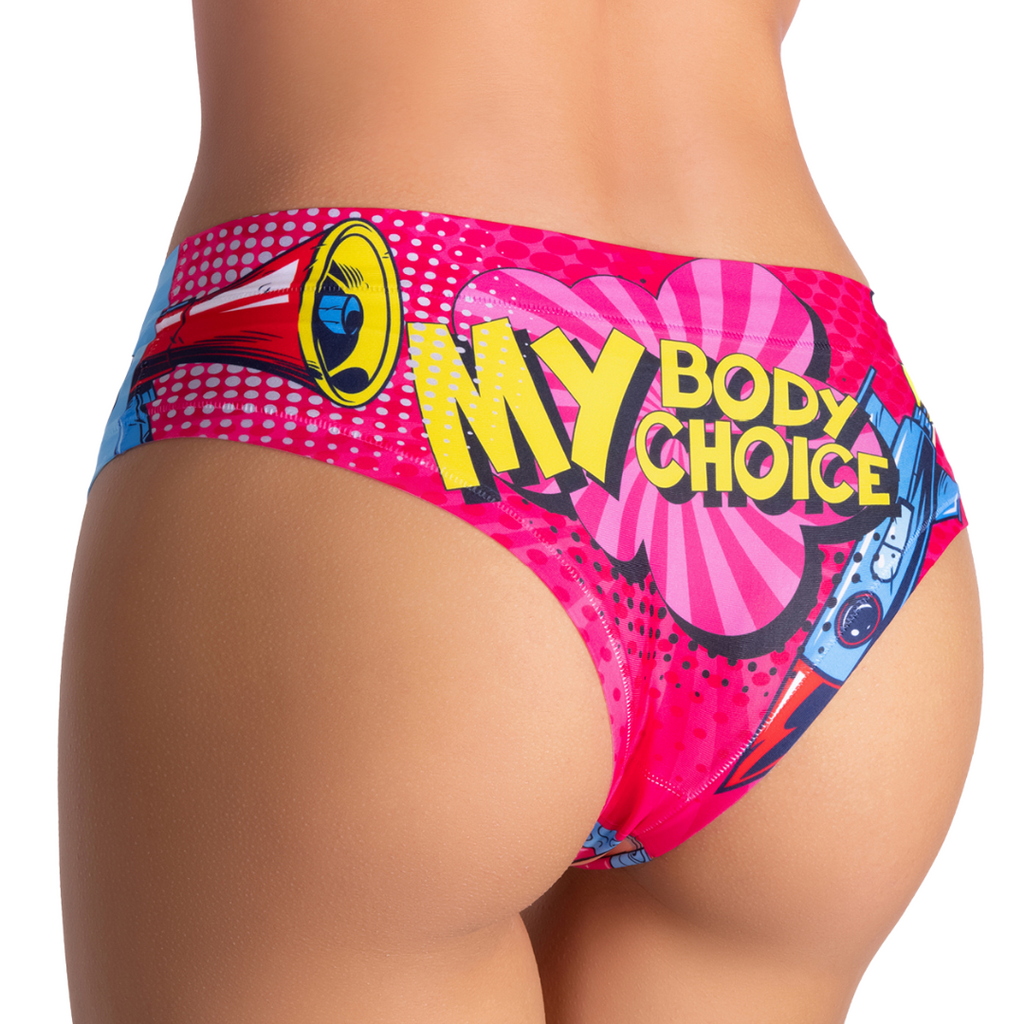 Memème Women’s Ultra-Comfortable COMICS - Relax Girl - Panties | Breathable Cotton Crotch, Stretchy Fit, No Elastic Bands