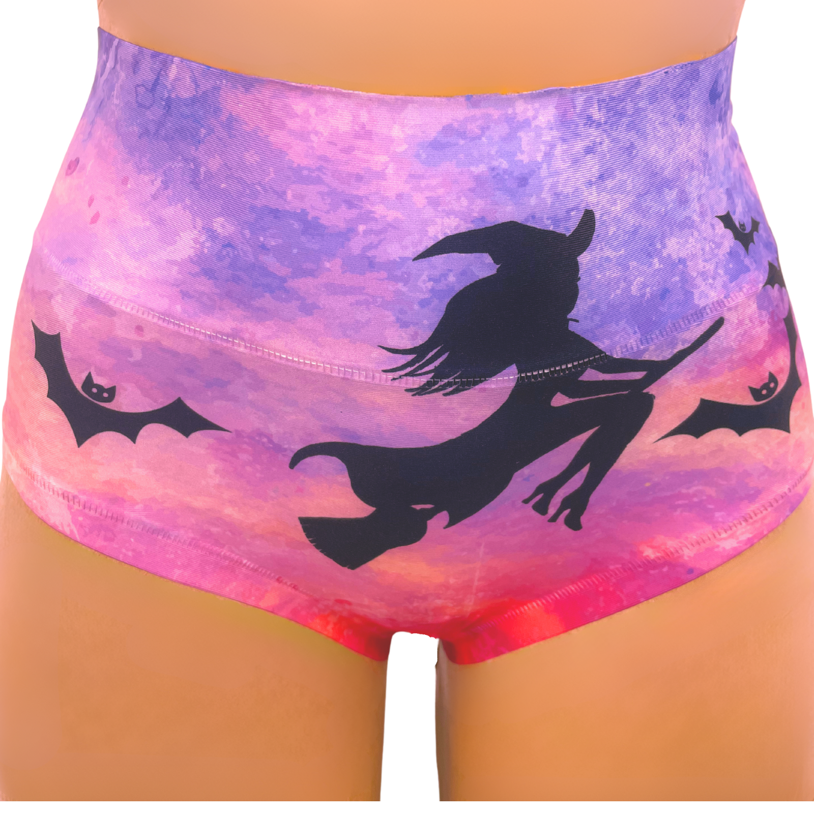 Memème Women’s Ultra-Comfortable Halloween - Witch Panties | Breathable Cotton Crotch, Stretchy Fit, No Elastic Bands